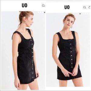 UO button down denim dress size 2